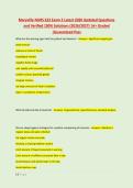Maryville NURS 623 Exam 3 Latest 2026 Updated Questions &NewLine;and Verified 100&percnt; Solutions &lpar;2026&sol;2027&rpar; &vert;A&plus; Graded &NewLine;&vert;Guaranteed Pass