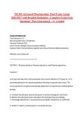 NR 565 Advanced Pharmacology Final Exam Actual 2026&sol;2027 with Detailed Rationales &vert; Complete Exam-Style Questions &vert; Pass Guaranteed &ndash; A&plus; Graded&NewLine;&NewLine;