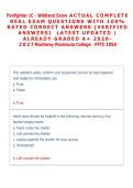 FIREFIGHTER 1C WILDLAND EXAM  &lpar;ACTUAL EXAM&rpar; &vert; 