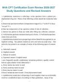 NHA CPT Certification Exam Review &ndash; National Healthcareer Association &lpar;NHA&rpar; Certified Phlebotomy Technician &lpar;CPT&rpar; &ndash; 2026&sol;2027 Study Questions and Revised Answers