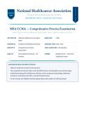 NHA CCMA Practice Examination &lpar;Latest 2026&sol;2027 Update&rpar; &vert; Complete Q&A with Verified Answers and Detailed Rationales &vert; Certified Clinical Medical Assistant Exam  Clinical Patient Care&comma; Phlebotomy&comma; EKG&comma; Administrative Assisting