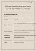 ASWB Master-s EXAM QUESTIONS AND CORRECT VERIFIED SOLUTIONS LATEST UPDATE THIS YEAR &ndash; JUST RELEASED&period;pdf&NewLine;&NewLine;