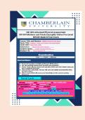 NR509 Week 8 Final Exam Due 1st March 2026  &NewLine;Complete Actual Exam Questions 1- 100 NR-509  &NewLine;Advanced Physical Assessment NR 509 Midterm and  &NewLine;Finals Examplify Online Proctored Exam Questions and  &NewLine;Answers &vert; 100&percnt; Pass Guaranteed &vert; Graded A&plus;
