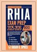 RHIA Exam Advanced Prep&colon; Master Health &NewLine;Information Management Practice Questions & Detailed Explanations &NewLine;