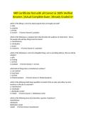 NRF Certificate Test with all Correct & 100&percnt; Verified Answers &vert;Actual Complete Exam &vert;Already Graded A&plus;