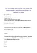 WGU C214 Financial Management Exam Actual 2026&sol;2027 with Detailed Rationales &vert; Complete Exam-Style Questions &vert; Pass Guaranteed &ndash; A&plus; Graded