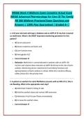 NR566 Week 4 Midterm Exam Complete Actual Exam &NewLine;NR566 Advanced Pharmacology For Care Of The Family &NewLine;NR 566 Midterm Proctored Exam Questions and &NewLine;Answers &vert; 100&percnt; Pass Guaranteed &vert; Graded A&plus; &vert;