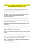 NRF Customer Service Chapter 3 With All Correct & 100&percnt; Verified Answers &vert;Guaranteed to Pass