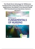  Test Bank with Complete Answer Key for Davis Advantage - Fundamentals of Nursing - Theory&comma; Concepts&comma; and Applications&comma; 5th Edition &lpar;2026&rpar; by Leslie S