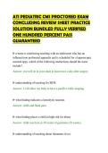 ATI PEDIATRIC CMS PROCTORED EXAM &NewLine;CONCLUDING REVIEW SHEET PRACTICE &NewLine;SOLUTION BUNDLED FULLY VERIFIED &NewLine;ONE HUNDRED PERCENT PASS &NewLine;GUARANTEED