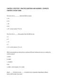 CHAPTER 13 POST-TEST &vert; PRACTICE QUESTIONS AND ANSWERS &vert; COMPLETE CHAPTER 13 STUDY GUIDE