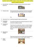 Customer Service NRF Chapter 1 Exam with all Correct & 100&percnt; Verified Answers &vert;Already Graded A&plus;