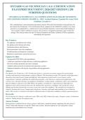 ONTARIO GAS TECHNICIAN 1 &lpar;G1&rpar; CERTIFICATION EXAM 2026-2027 QUESTIONS&NewLine;AND ANSWERS ALREADY GRADED A&plus;&period; 100&percnt; Verified Solutions &vert; Updated Per Latest TSSA&NewLine;Guidelines &vert; Graded A&plus;