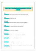 BIO 180 Unit 3 Exam Questions and Answers 2026&sol;2027 &vert; A&plus; Grade &vert; Comprehensive Study Guide&vert;BIO 180 &ndash; Introductory Biology&colon; Principles of Life Sciences &lpar;Unit 3 Exam&rpar;