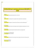 UW BIO 180 Exam 1 Questions and Answers 2026&sol;2027 &vert; A&plus; Grade &vert; Comprehensive Study Guide&vert;BIO 180 &ndash; Introductory Biology&colon; Principles of Life Sciences &lpar;University of Washington&rpar;