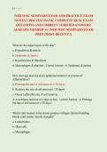 WEB WOC SEMINARS EXAM AND PRACTICE EXAM &NewLine;NEWEST 2026 TEST BANK&vert; COMPLETE REAL EXAM &NewLine;QUESTIONS AND CORRECT VERIFIED ANSWERS&sol; &NewLine;ALREADY GRADED A&plus;&vert; WEB WOC SEMINARS EXAM &NewLine;PREP &lpar;MOST RECENT&excl;&excl;&rpar; 