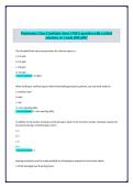 Wastewater Class 2 &lpar;CWEA&rpar; Multiple Choice Questions with Verified Solutions 2026&sol;2027 &vert; A&plus; Grade &vert; Certification Study Guide&vert;CWEA Wastewater Collections Grade 2 &ndash; Verified Exam Prep