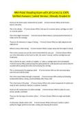 NRA Pistol Shooting Exam with all Correct & 100&percnt; Verified Answers &vert;Latest Version &vert;Already Graded A&plus;