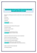 Wastewater Collections Grade 1 &lpar;CWEA&rpar; Questions and Answers Study Guide 2026&sol;2027 &vert; A&plus; Grade &vert; Certification Exam Prep&vert;CWEA Wastewater Collections Grade 1 &ndash; Verified Study Guide