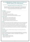 PN Comprehensive Predictor Exam 2026-2027 QUESTIONS AND ANSWERS ALREADY GRADED A&plus;&period; 100&percnt;&NewLine;Verified Solutions &vert; Updated Per Latest NGN Guidelines &vert; Graded A