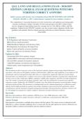 Quality Assurance and Laboratory Laws & Regulations Exam 2026-2027 QUESTIONS AND ANSWERS&NewLine;ALREADY GRADED A&plus;&period; 100&percnt; Verified Solutions &vert; Updated Per Latest Guidelines &vert; Graded A&plus;