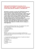 &NewLine;NRNP 6645 PSYCHOTHERAPY EXAM 200 ACTUAL &NewLine;QUESTIONS AND CORRECT ANSWERS WITH RATIONALE &NewLine;LATEST 2026 ALREADY GRADED A&plus; ASSURED PASS