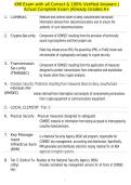 KMI Exam with all Correct & 100&percnt; Verified Answers &vert;Actual Complete Exam &vert;Already Graded A&plus;