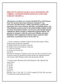 HESI LPN-TO-ADN EXAM 200 ACTUAL QUESTIONS AND &NewLine;CORRECT ANSWERS WITH RATIONALE LATEST 2026 &NewLine;ALREADY GRADED A&plus;