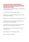 WGU D322 EXAM 2026 COMPREHENSIVE EXAM &NewLine;QUESTIONS WITH DETAILED VERIFIED AND CORRECT &NewLine;ANSWERS LATEST UPDATE 