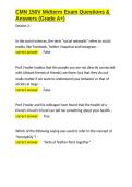 CMN 150V Midterm Exam Questions & Answers &lpar;Grade A&plus;&rpar;&period;docx&NewLine;&NewLine;