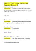 CMN 213 Exam 1 UIUC Questions & Answers &lpar;Grade A&plus;&rpar;&period;docx&NewLine;&NewLine;