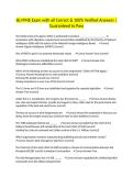 NSA Notary Signing Agent Exam with all Correct & 100&percnt; Verified Answers &vert;Latest Version &vert;Already Graded A&plus;