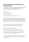 Rex-PN Exam 2026 Questions with Detailed Correct Answer Latest Update 