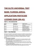2026&sol;2027 S-Tier Universal Test Bank&colon; Florida Aerial Application Pesticide License Exam &lpar;SM-41&rpar; &vert; 33&plus; QA & Explanations