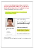 iHuman Case Study Week 4&colon; 18-Month-Old with Cough &mdash; Pediatric Bronchiolitis SOAP Note & Assessment&NewLine;