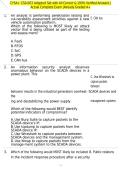 CYSA&plus; CS0-003 Adopted Set with All Correct & 100&percnt; Verified Answers &vert;Actual Complete Exam &vert;Already Graded A&plus;