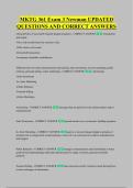 MKTG 361 Exam 3 Newman UPDATED &NewLine;QUESTIONS AND CORRECT ANSWERS