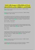 EXST 2201-Exam 1 UPDATED ACTUAL &NewLine;QUESTIONS AND CORRECT ANSWERS