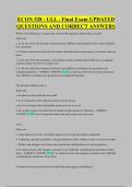 ECON 528 - ULL - Final Exam UPDATED &NewLine;QUESTIONS AND CORRECT ANSWERS