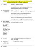 COMSEC &lpar;Communication Security&rpar; Exam with all Correct & 100&percnt; Verified Answers &vert;Already Graded A&plus;