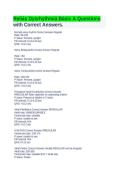 Relias Dysrhythmia Basic A Questions and Correct Answers &vert; Cardiac Rhythm Interpretation Review &vert; A&plus; Graded &vert; Latest Update