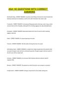 ASA 103 &ndash; Complete Practice Questions with Correct Answers &vert; Exam Preparation Study Guide