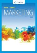 Test Bank For Marketing 2020&comma; 20th Edition by William M&period; Pride and O&period;C&period; Ferrell &lpar;COMPLETE&rpar;