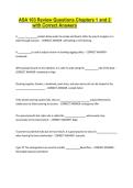 ASA 103 Review Questions Chapters 1 & 2 with Correct Answers &vert; Comprehensive Sailing Exam Study Guide