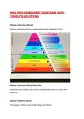 WGU D094 ASSESSMENT QUESTIONS WITH COMPLETE SOLUTIONS