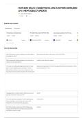 NUR 2513 EXAM 2 QUESTIONS AND ANSWERS &lpar;GRADED A&plus;&rpar; &vert; NEW 2026&sol;27 UPDATE