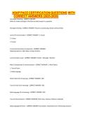 ASAP PACE Certification Questions with Correct Answers &lpar;2025&ndash;2026&rpar; &vert; Complete Exam Preparation & Verified Study Guide