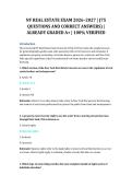New York Real Estate Exam 2026&ndash;2027 &vert; Real Estate Licensing &vert; 75 Practice Questions with Correct Answers