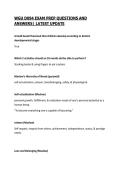 WGU D094 EXAM PREP QUESTIONS AND ANSWERS&vert; LATEST UPDATE