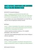 GPC F ACTUAL QUESTIONS AND ANSWERS&NewLine;FULLY SOLVED REVIEW PACK